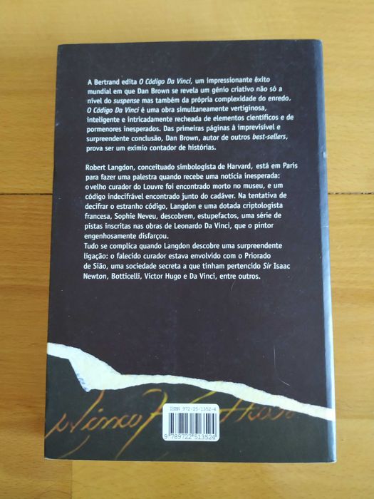O código Da Vinci de Dan Brown