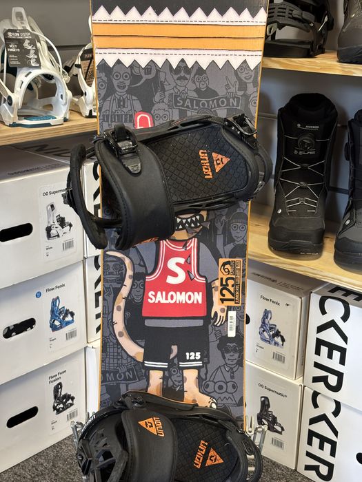Salomon Junior RTL 125 cm + Union Mini-Contact - zestaw snowboard