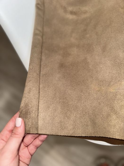 Замшева спідниця шорти Zara