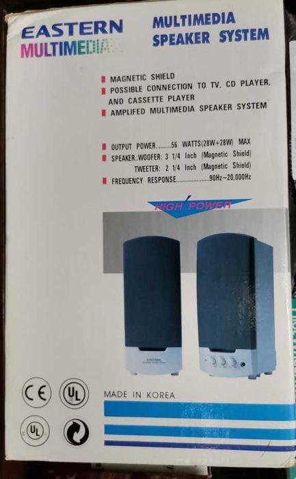 Colunas de som Para PC, vintage: Eastern, Cambridge, Trust e Creative