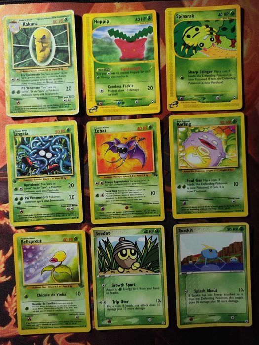 Koffing mais 17 cartas verdes Pokémon