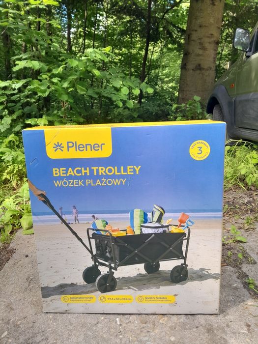 wózek transportowy plażowy