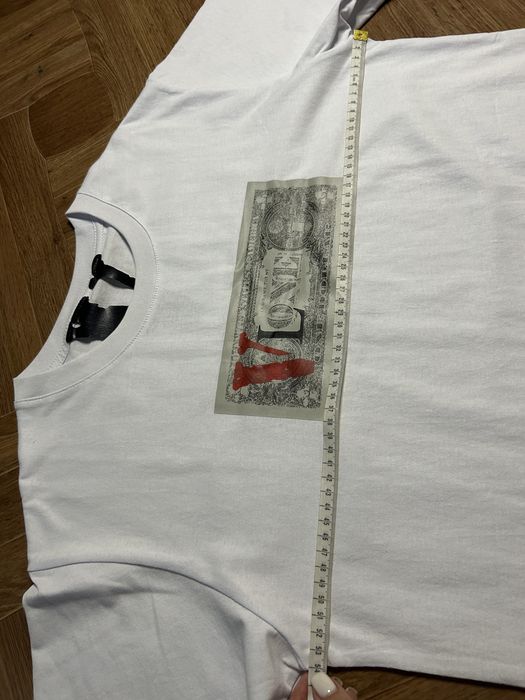 Футболка біла Vlone Dollar М