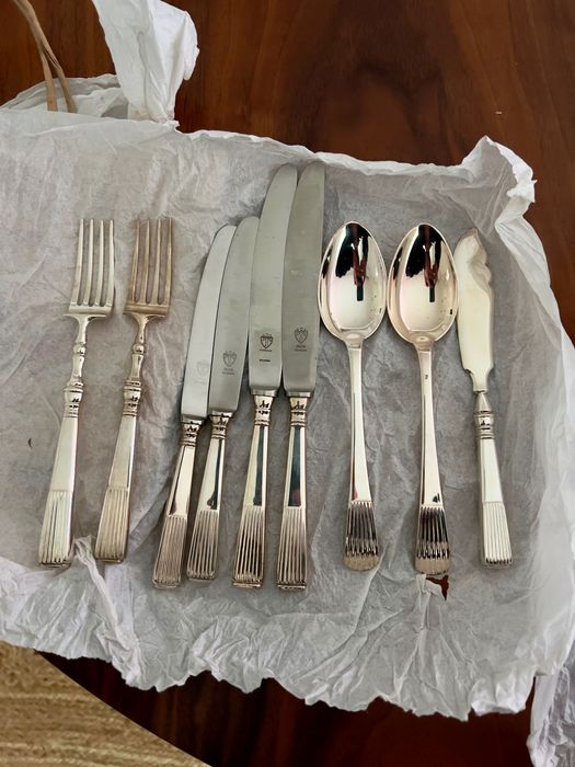 Faqueiro Prata Topázio Caninhas