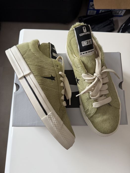 Converse x DRKSHDW One Str Green Rick Owens Конверс Рік Оуенс Даркшедоу Кеди