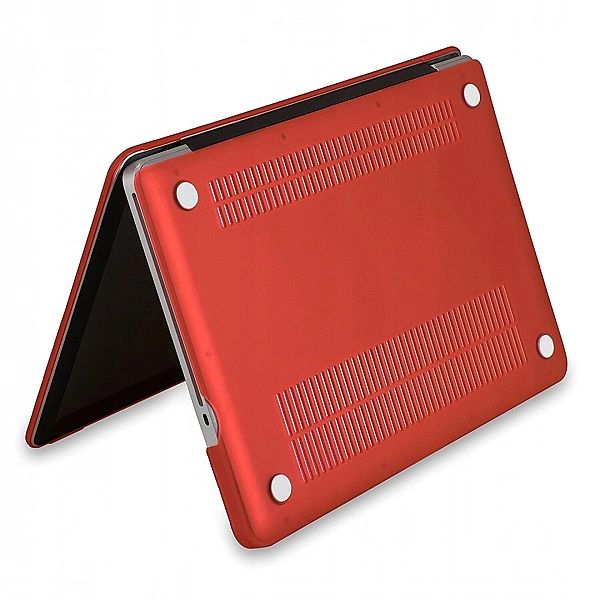 Etui Gecko Clip On do MacBook Pro 13" czerwone - lekkie i trwałe