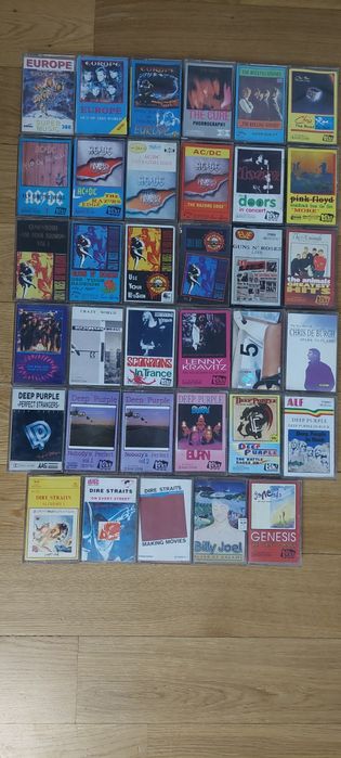 Kasety magnetofonowe z muzyką Rock