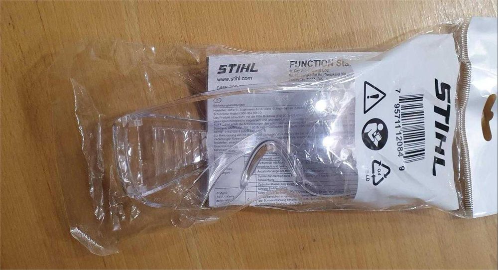 Очки защитные STIHL FUNCTION,Delta Plus Brava2 Clear прозрачные.