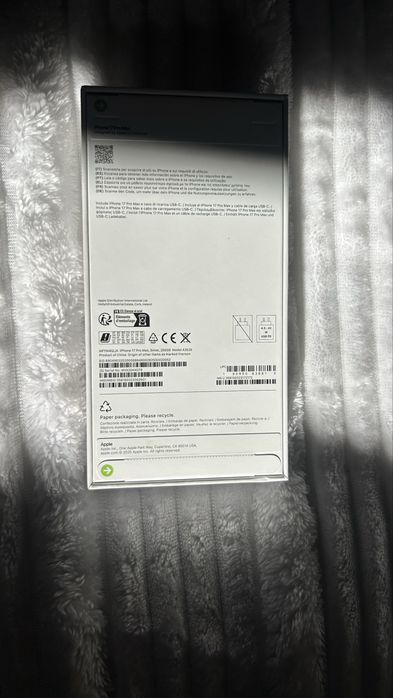 Iphone 17 pro max 256gb