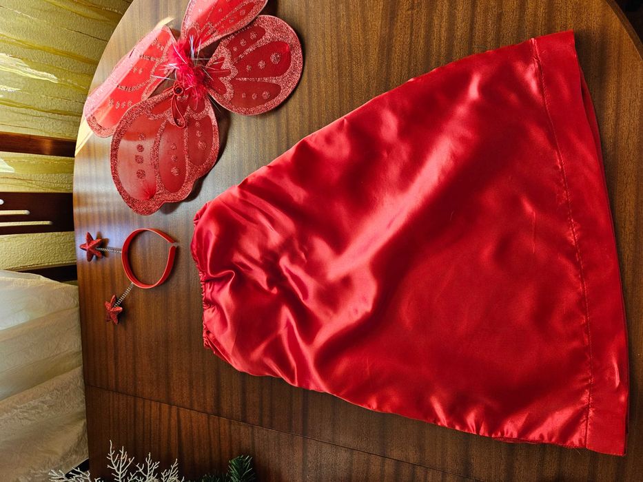 Fato Carnaval Borboleta Vermelha