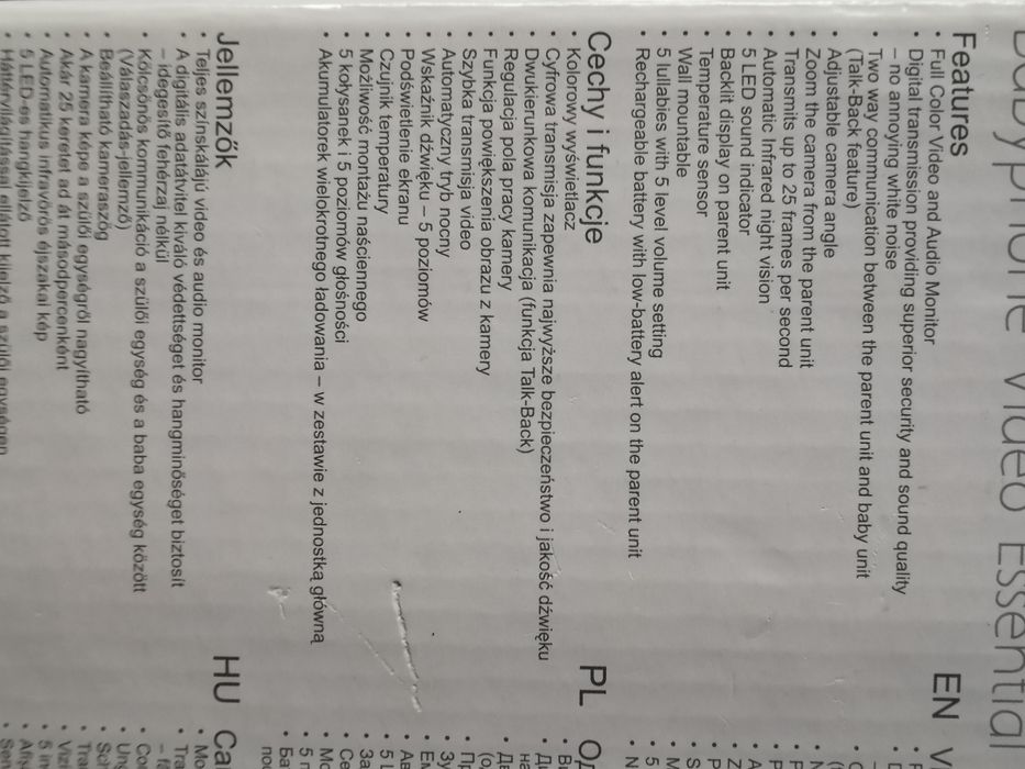 Zestaw 2 kamer elektroniczna niania VTech kolor