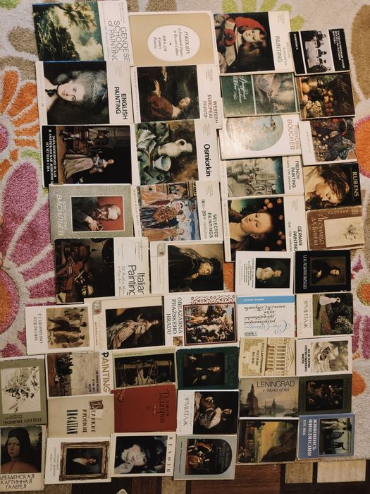 Открытки СССР, репродукции картин
