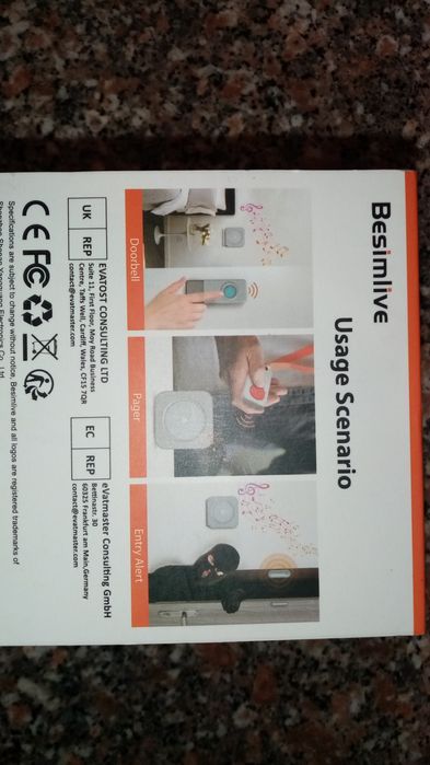 Alarme Besimlive multi function doorbell