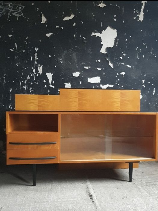 Komoda Mojmir Pozar vintage design Czechosłowacja prl