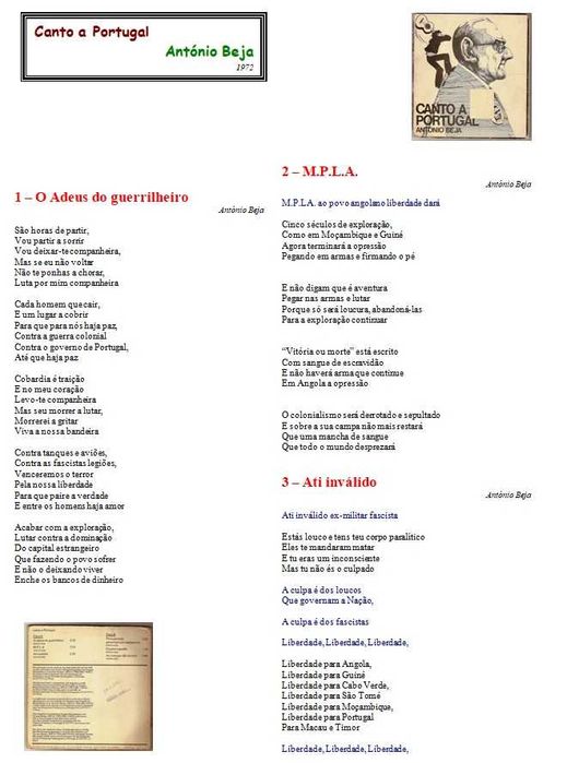 António Beja - - - - - Canto a Portugal - - - - - EP