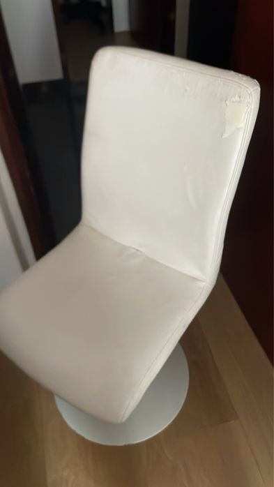 Cadeiras para estofar de pele
