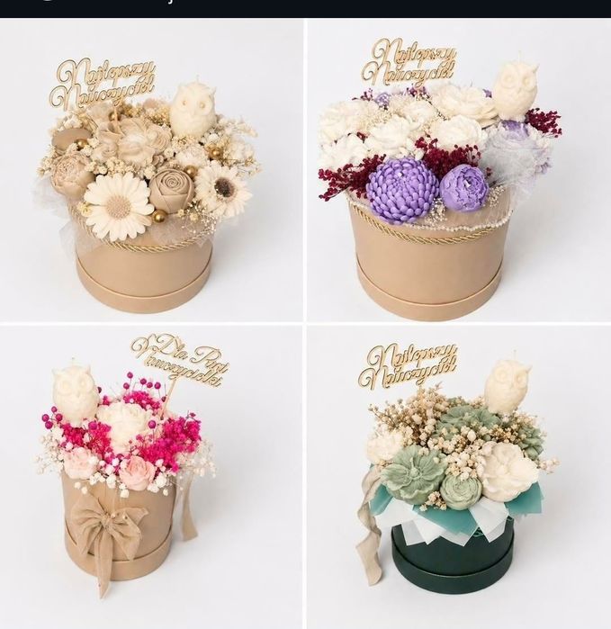 Flowerbox Soja oraz podziękowania dla gości, Twój pomysł nasza realizacja