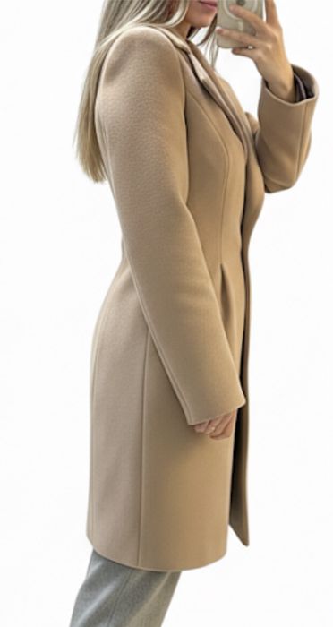 Пальто шерстяне беж