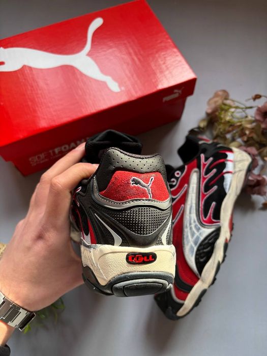 36-45 Puma INHALE x A$AP ROCKY Black Pop Red