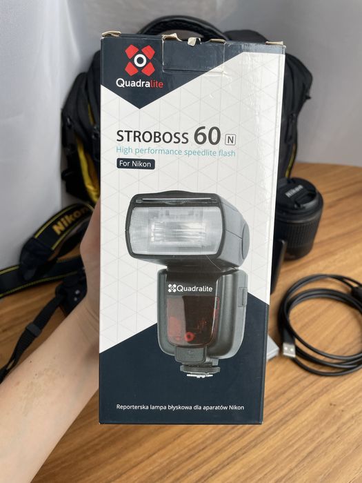 Lampa blyskowa Quadralite Stroboss 60N for Nikon