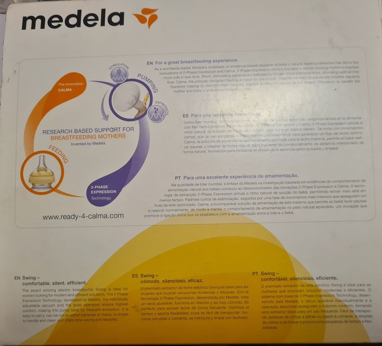 Bomba Extração de leite Medela Swing