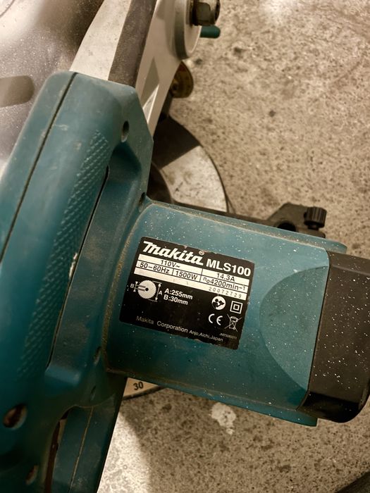 Makita Zestaw Piła Ukosowa Szlifierka i Transformator 110V