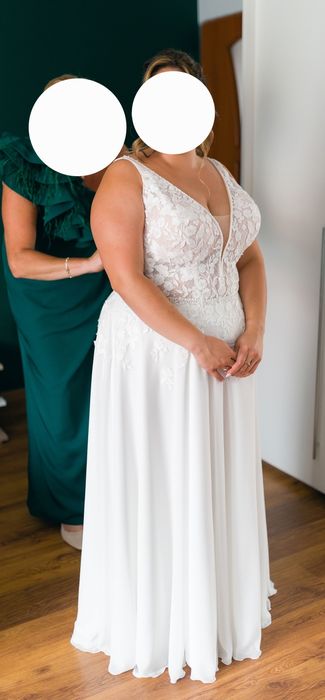 Suknia ślubna muślinowa z 2025