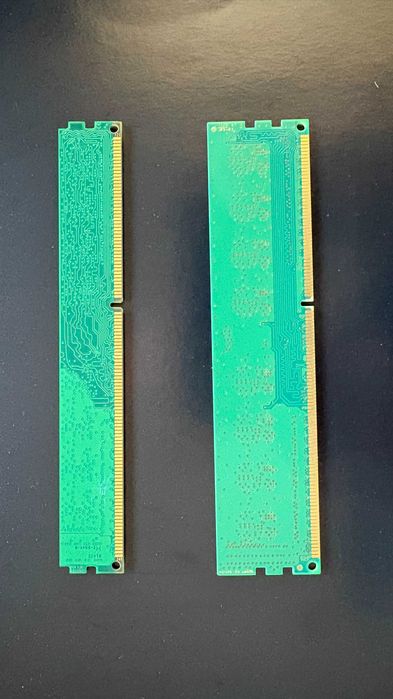 Pack 8GB RAM DDR3 1600MHz (2x4GB) Desktop — Kingston & Samsung