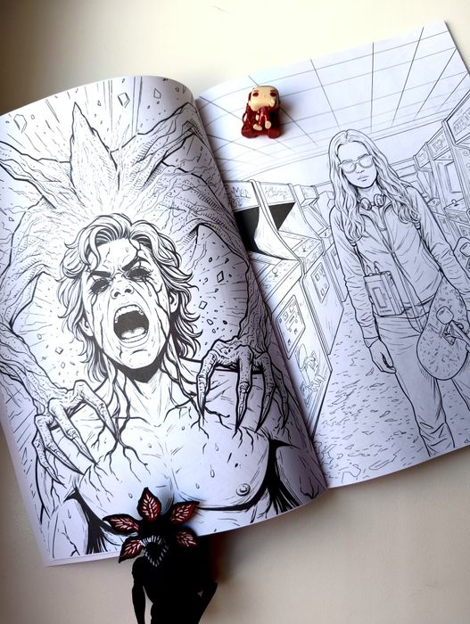 Розмальовка Дивні Дива Stranger things