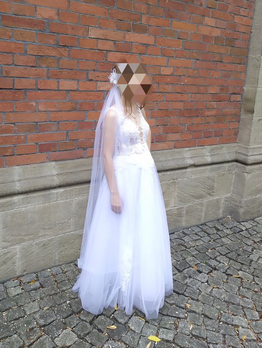 Śliczna suknia ślubna model Anastazja
