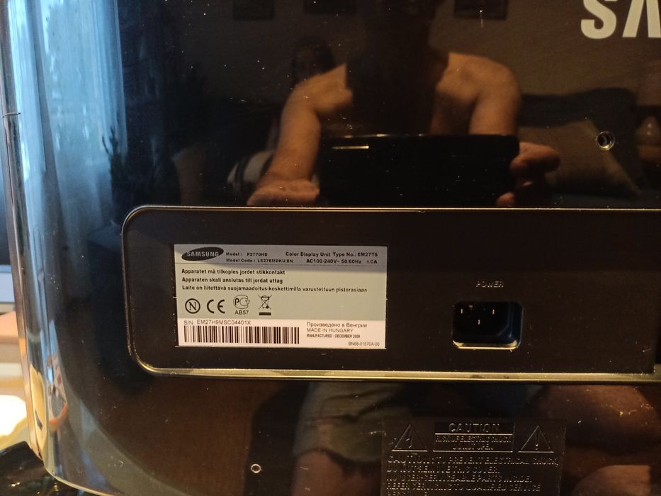 Televisão Samsung de 27 polegadas