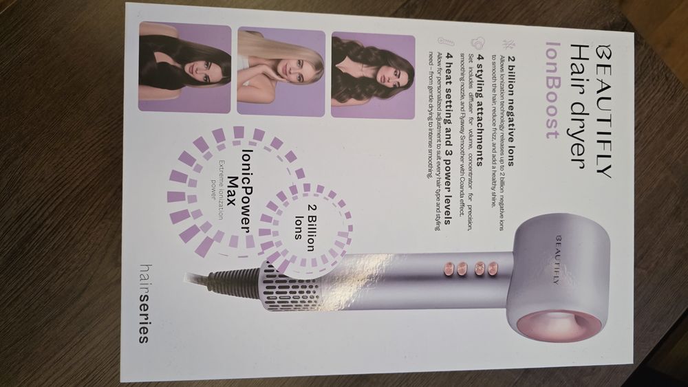 Suszarka do włosów Beautifly Hair dryer IonBoost