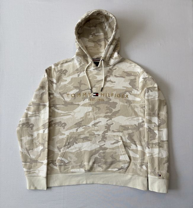 Męska bluza z kapturem Tommy Hilfiger moro organic cotton blend