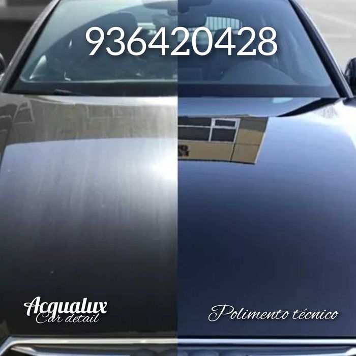 Polimento e revitalização de faróis e pintura