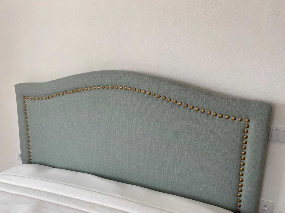 Cama Estofada - NOVO - FÁBRICA - Várias cores / medidas