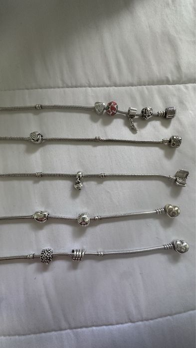 Pulseiras Pandora 5 unidades