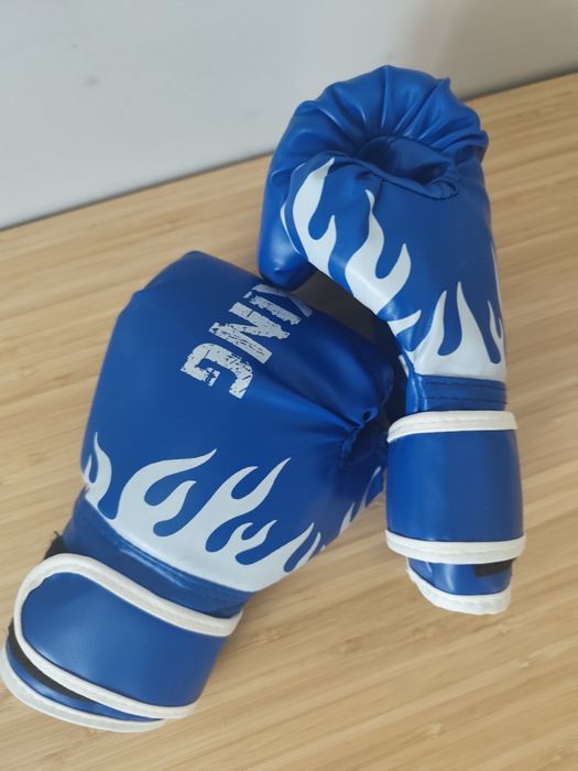 Niebieskie rękawice bokserskie dla dzieci