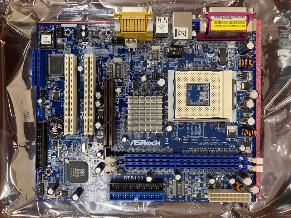 ASROCK K7S41GX REV.1.04 s.462 DDR PCI AGP AMR  BOX  Nowa !