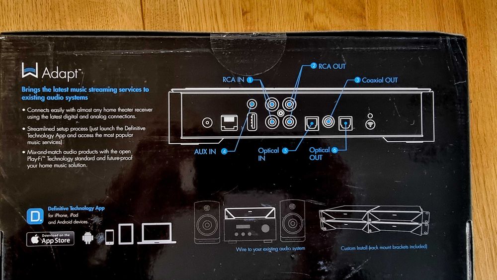 Мережевій медіаплеєр-стример Definitive Technology W Adapt, новий