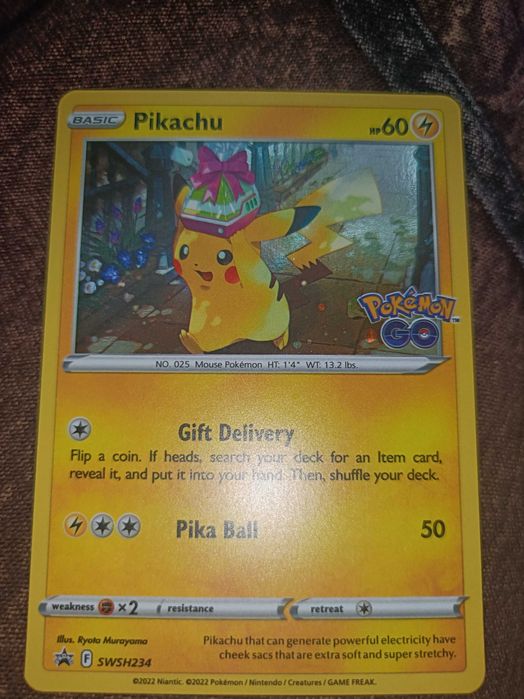 Pokémon card Pikachu