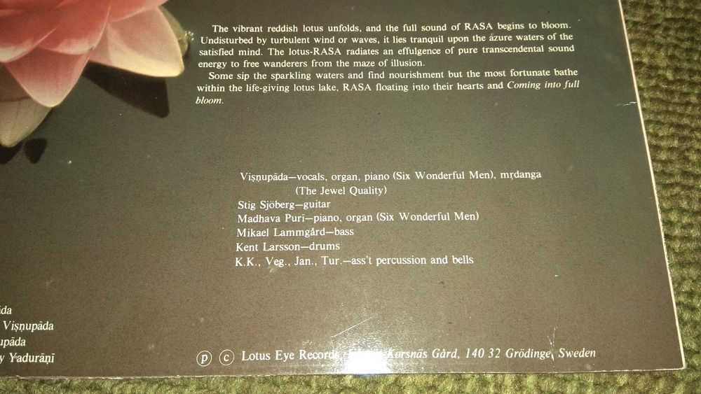 Винил Rasa - Coming Into Full Bloom 1979
