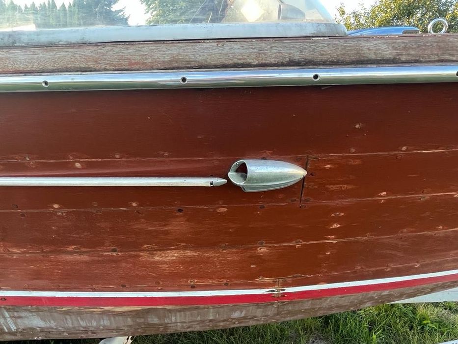 Łódź motorowa drewniana Chris craft 1959r 2000sztuk