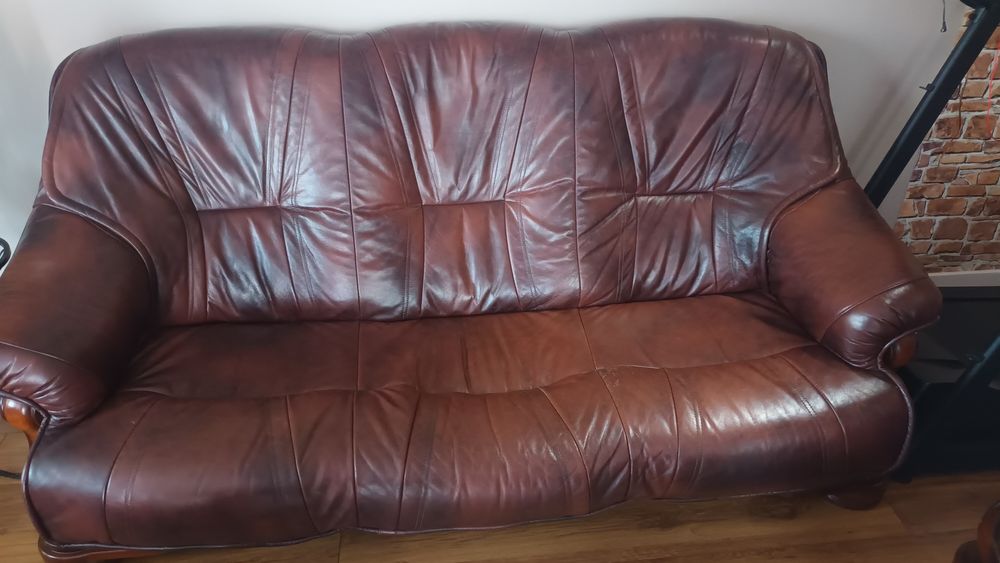 Komplet wypoczynkowy WANAT skóra