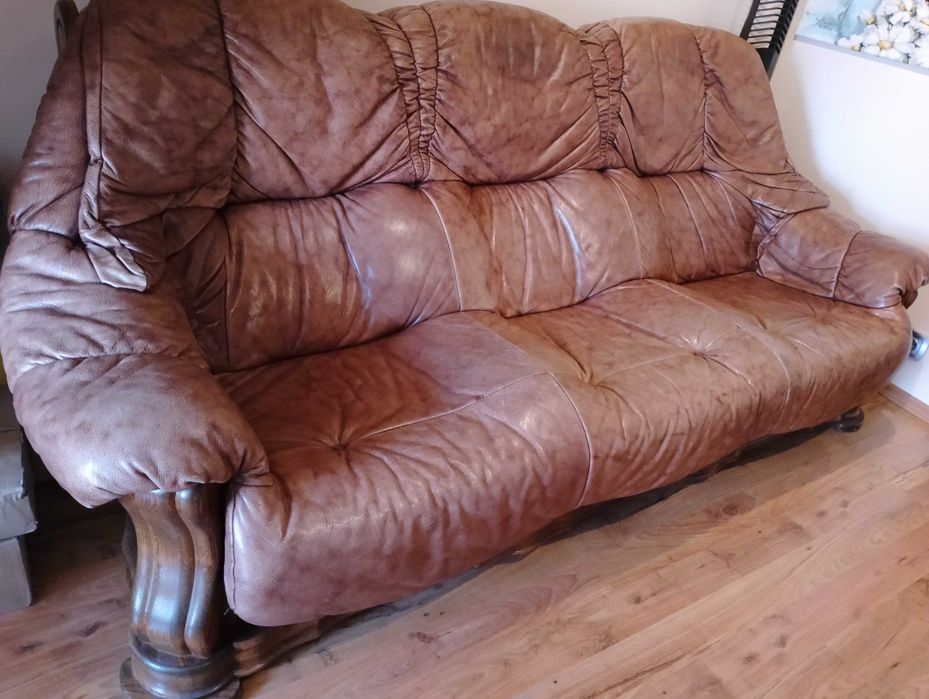 Kanapa skórzana 3 osobowa