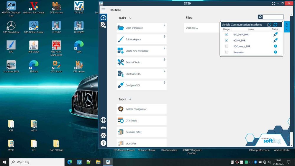 DYSK 1TB SSD Xentry 2025.09 Vediamo Monaco DAS Mega Dopakowany MB Star