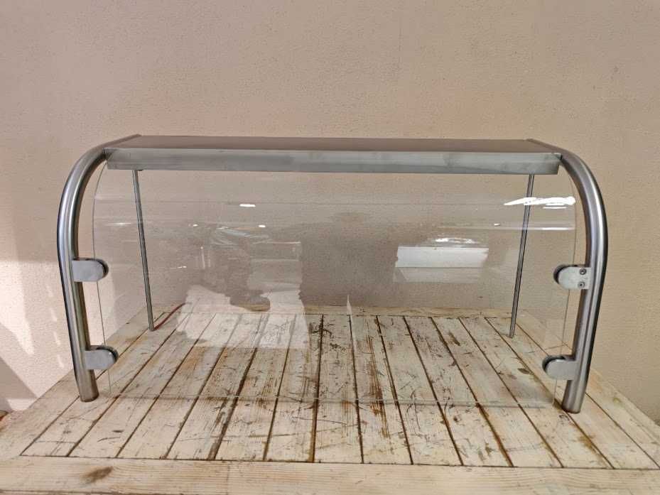 Nadstawka szklana neutralna gastronomiczna – ekspozycja potraw,