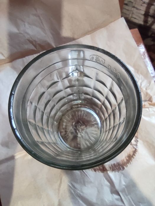 Бокал епохи  СССР для пива кваса , ємність 0,5 Л.Клеймо заводу!