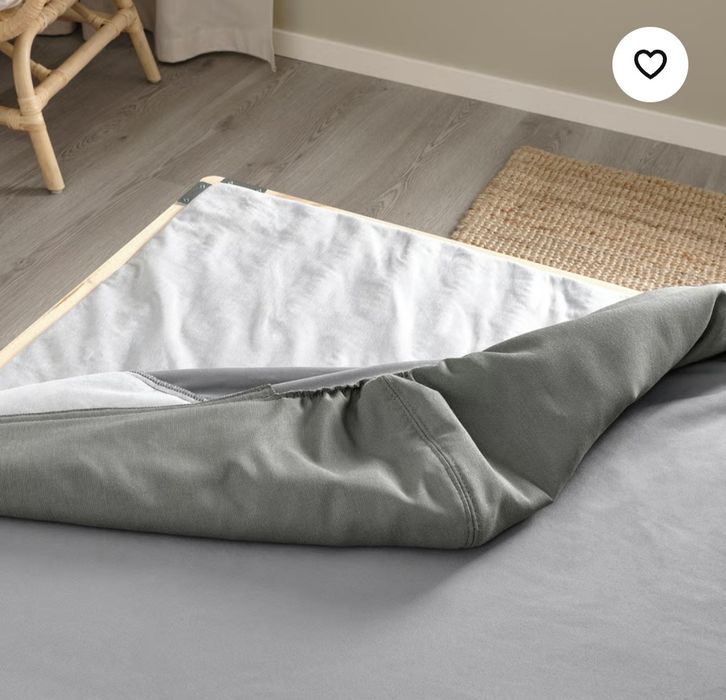 Nowe -40% Ceny łóżko kontynentalne LYNGÖR + materac VALEVAG Ikea spręż