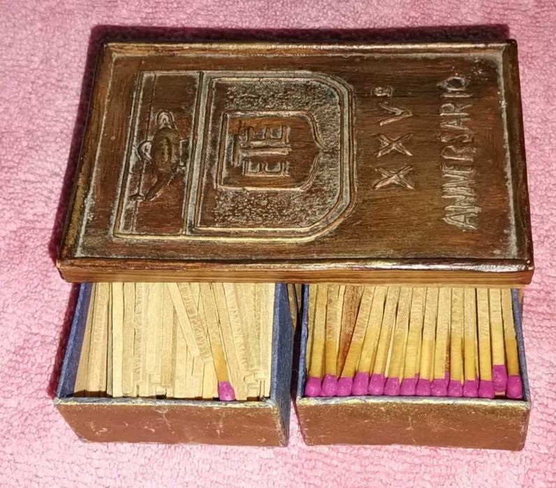 BOX FOR 2 MATCHBOXES - ETE 25TH ANNIVERSARY