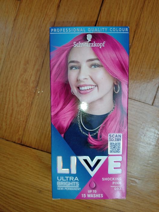 Farba do włosów różowa LIVE od Schwarzkopf